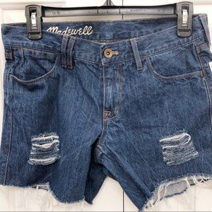 Madewell Distressed Denim Shorts